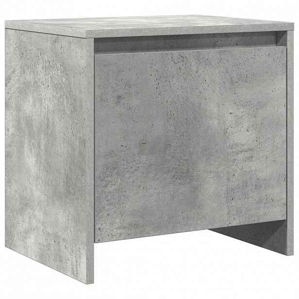 vidaXL Noční stolek betonově šedý 45 x 34 x 44,5 cm kompozitní dřevo