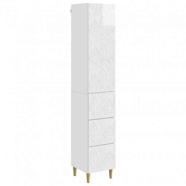 vidaXL Sada skříněk 2 ks 33 x 34,5 x 90 cm Kompozitní dřevo