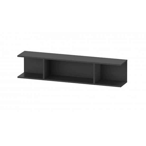 Duravit Ketho.2 - Skříňka policová 17x80x15 cm, grafit mat K21208049490000