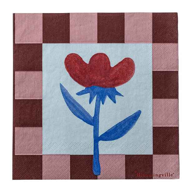 Papírové ubrousky v sadě 20 ks 33x33 cm Vinia – Bloomingville