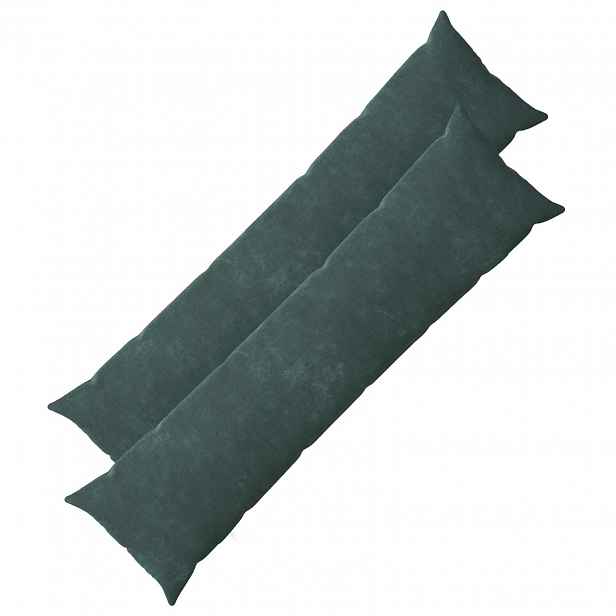 vidaXL Povlak na polštář 2 pcs HEERLEN Mořsky modrá 40 x 145 cm