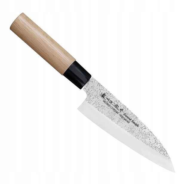 Satake Nashiji Natural Japonský ostrý Nůž Deba na filetování 15 cm