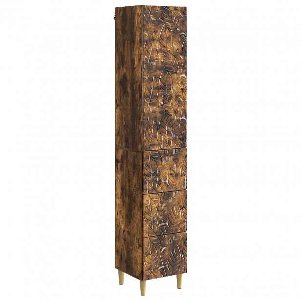 vidaXL Sada skříněk 2 ks 33 x 34,5 x 90 cm Kompozitní dřevo