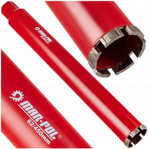 Korunkový Vrták 62x10x450 mm 6T 1 1/4"