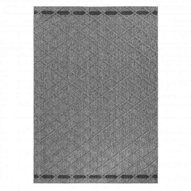 Kusový koberec Patara 4953 Grey – na ven i na doma, 80x250, šedá, chodba / předsíň, Ayyildiz