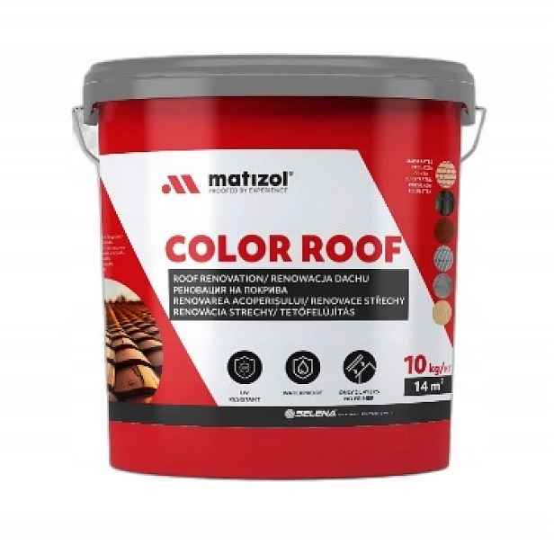 Matizol Color Roof 5kg Červená Barva barva pro renovační účely