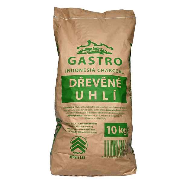 Servis Les Dřevěné uhlí GASTRO 10 kg