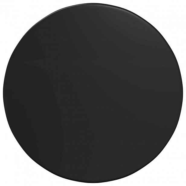 vidaXL Deska stolu Ø 60 x 1,5 cm Kulatý Kompozitní dřevo Černá