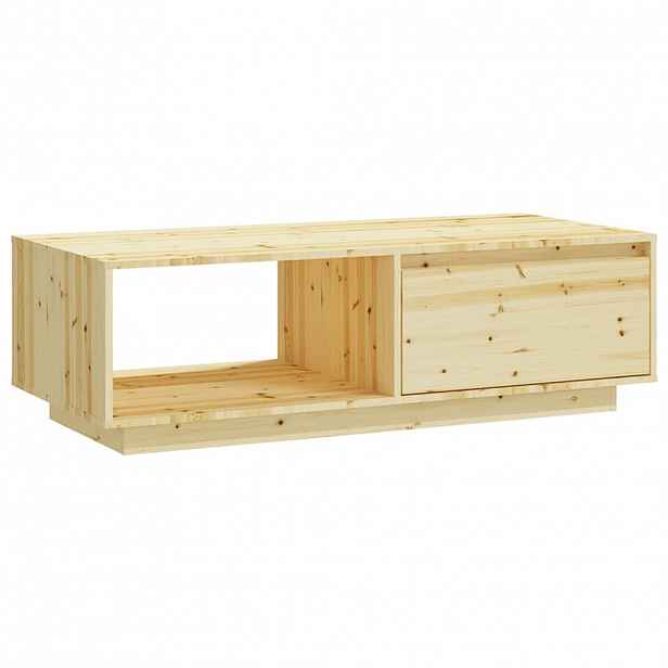 vidaXL Konferenční stolek 110 x 50 x 33,5 cm masivní jedle