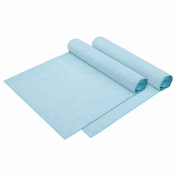 vidaXL Ručníky na lehátko 2 ks Modrá 210 x 75 cm