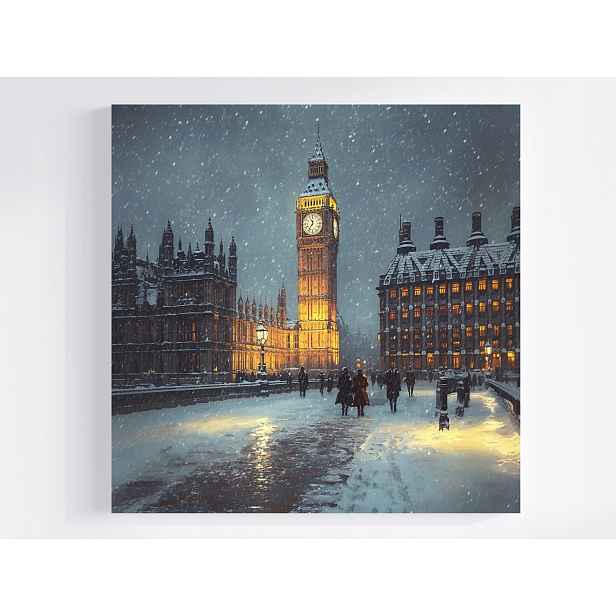 Obraz Na Plátně Canvas Město Anglie Londýn Big Ben Westminster 50x50