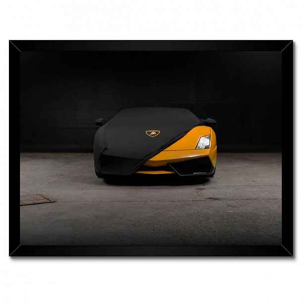 Plakáty v rámu 40x30 Oranžové auto