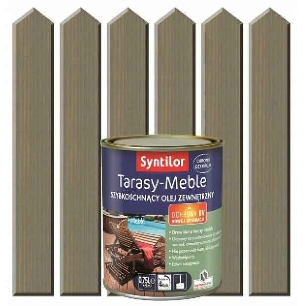 Syntilor Olej Terasy Nábytek 5 L Šedý