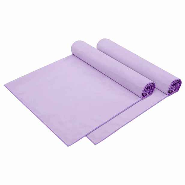 vidaXL Ručníky na lehátko 2 ks Fialová 210 x 75 cm