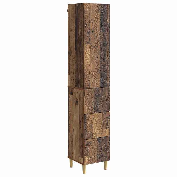 vidaXL Sada skříněk 2 ks 33 x 34,5 x 90 cm Kompozitní dřevo