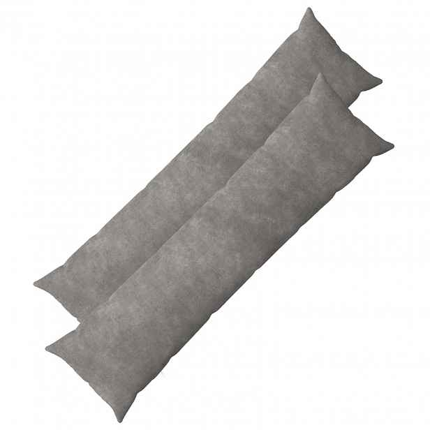 vidaXL Povlak na polštář 2 pcs HEERLEN Světle šedá 40 x 145 cm