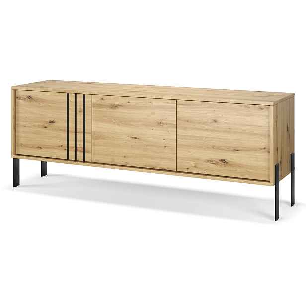 ADRK TV stolek Nexa 150 cm černý/dub Artisan