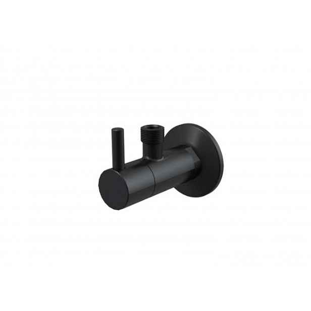Alca - Ventil rohový s filtrem 1/2"x 3/8", černá/mat ARV001-BLACK