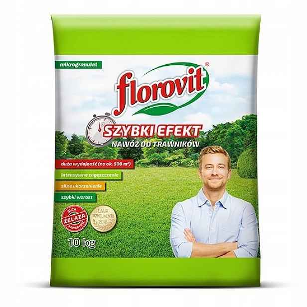 Florovit Hnojivo Pro Trávníky A Trávy, Rychlý Efekt 10 Kg
