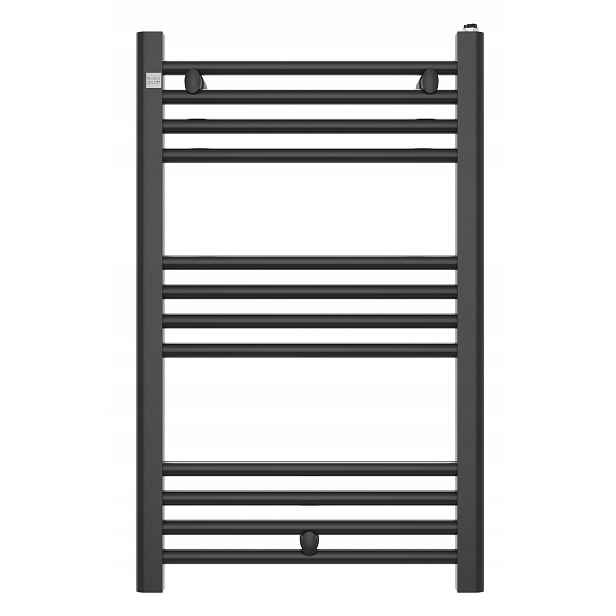 Koupelnový Radiátorový Radiátor 50/80 cm Černý Žebříkový Moderní Puerto