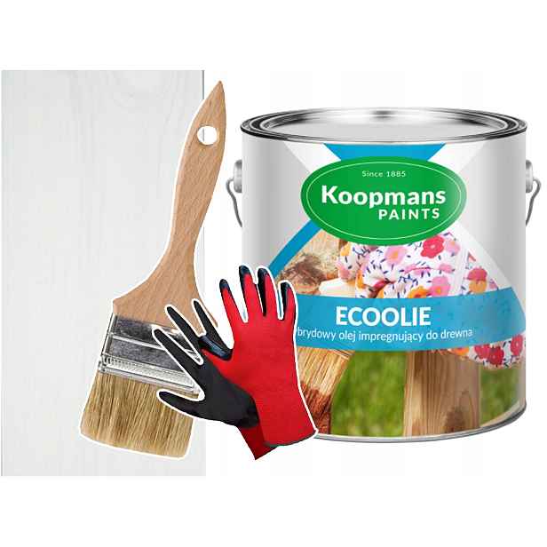 Olej na terasu Koopmans Ecoolie Bílý polární 2,5L