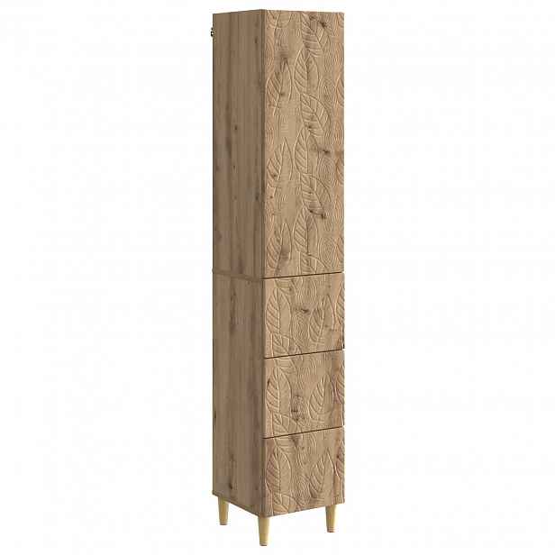 vidaXL Sada skříněk 2 ks 33 x 34,5 x 90 cm Kompozitní dřevo