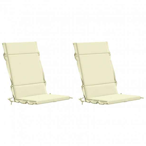 vidaXL Polstry na křesla s vysokým opěradlem - 2 kusy GEMERT 2 pcs