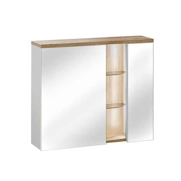 ArtCom Zrcadlová skříňka BAHAMA White 841 | 80 cm