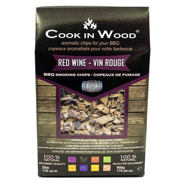 Cook in Wood Red wine udící lupínky, 900 g