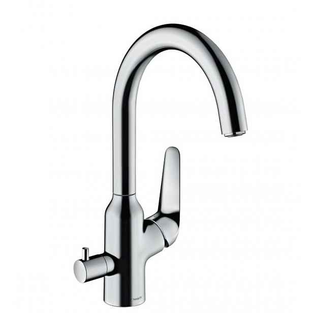 Hansgrohe Focus M42 - Dřezová baterie M424-H220 s uzavíracím ventilem, chrom 71803000