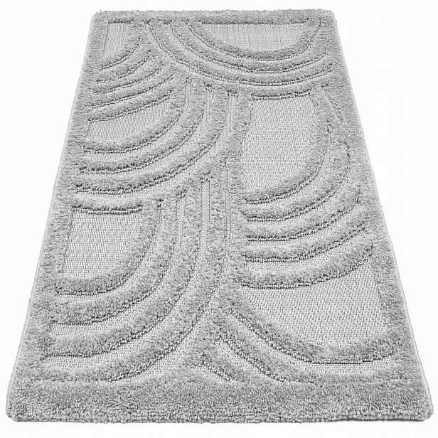 Koberec Běhoun Pokojový do ložnice 60x100 cm Strukturovaný Pěkný Módní Vzor