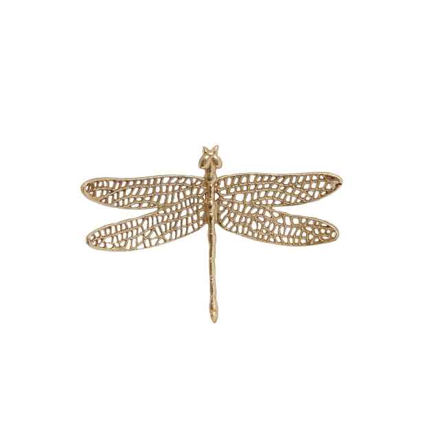 Kovová nástěnná dekorace 36x24 cm Dragonfly – Light & Living