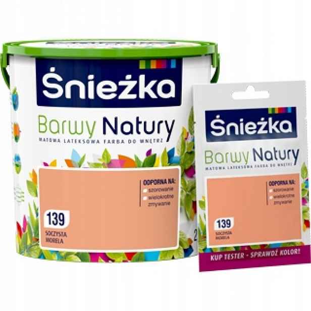 Śnieżka Barvy přírody šťavnatá meruňka 139 5 l