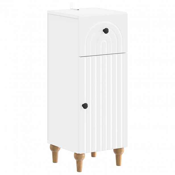 vidaXL Koupelnová úložná skříň ALKMAAR Bílá 30 x 31 x 80 cm