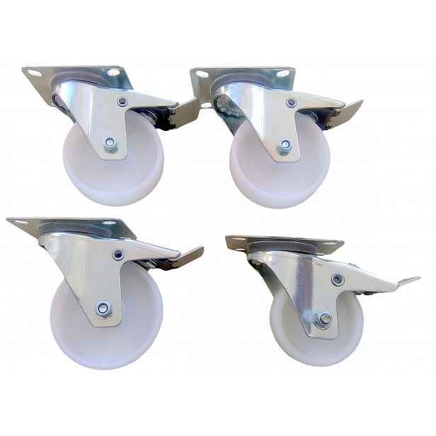 Kolečko kolečka 125 mm 500 kg Set 4 ks