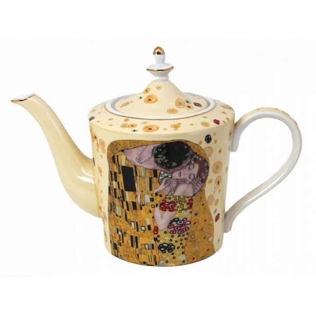Konvička Gustav Klimt 1100 ml Elegantní Krabička Dárek "Polibek"