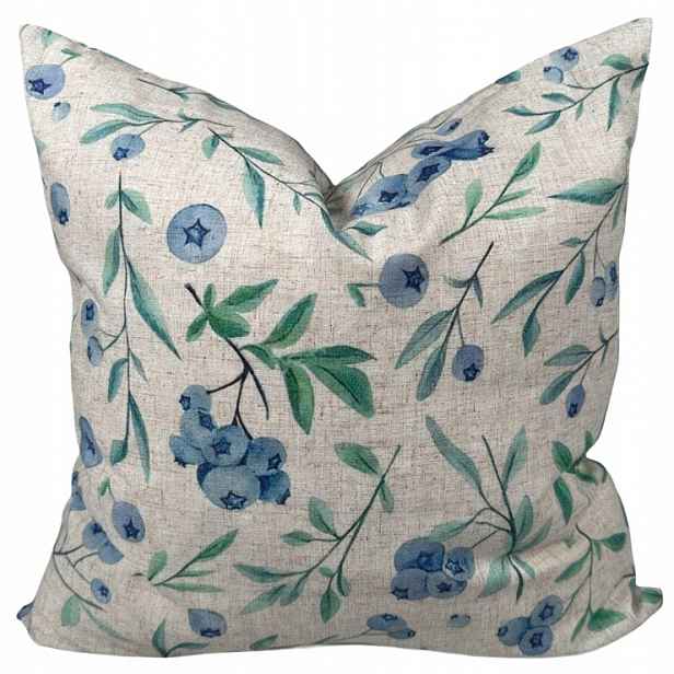 Povlak Na Polštář 45X45 Borůvky Dekorativní Boho Béžová Barva Do Obývacího Pokoje