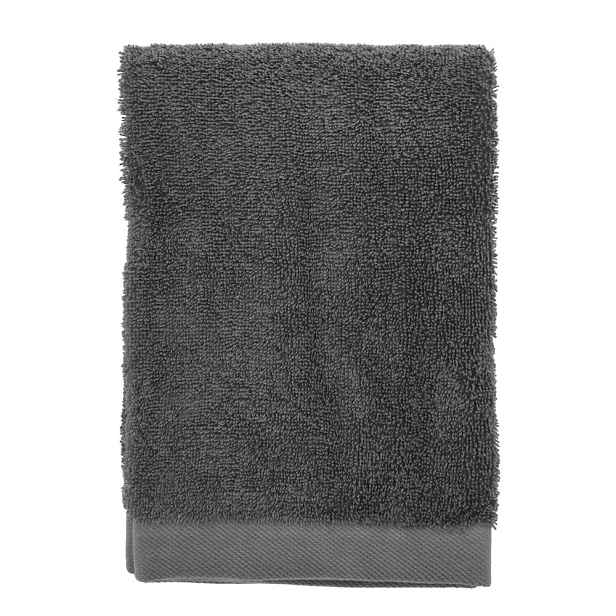 Tmavě šedý froté bavlněný ručník 50x100 cm Comfort – Södahl