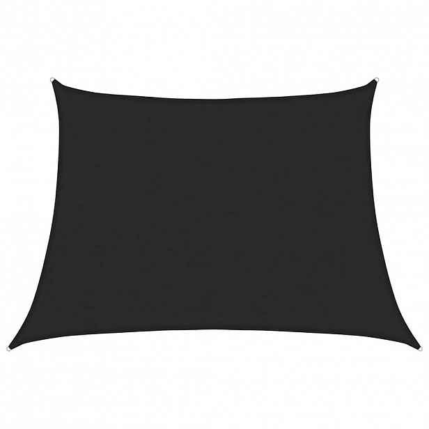 vidaXL Stínící plachta 160 g/m² černá 4/5 x 3 m HDPE