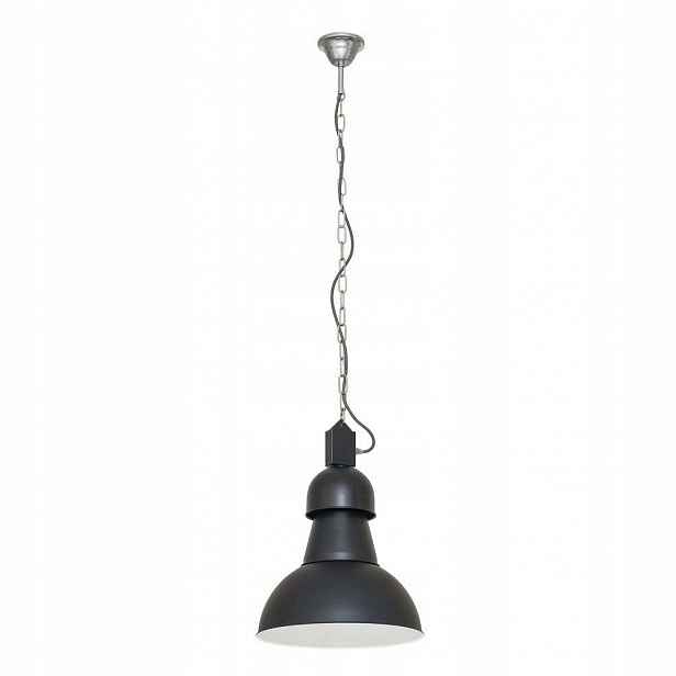 Černá závěsná lampa High-bay industriální nad jídelní stůl Nowodvorski