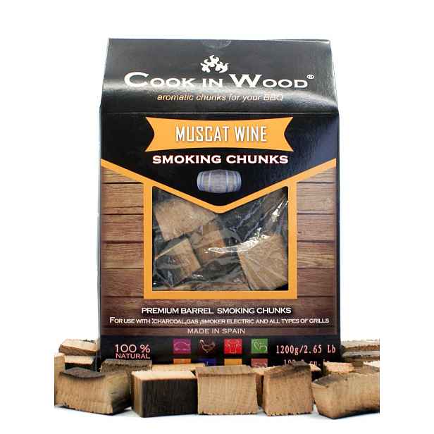 Cook in Wood Muscat wine špalíky k zauzování, 1200 g