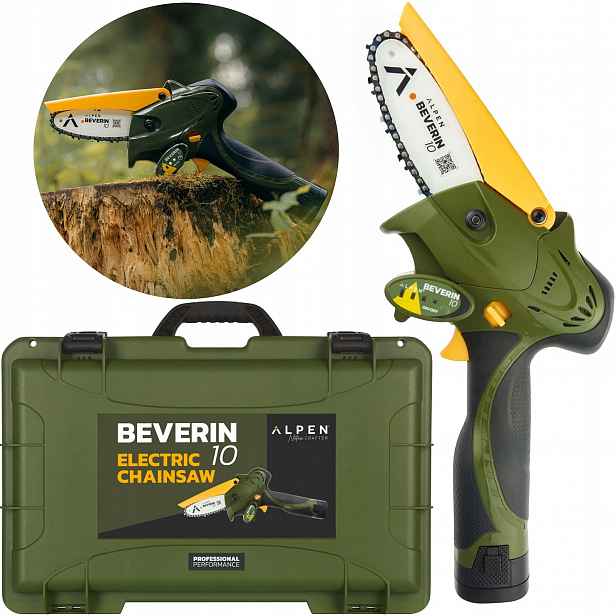 Elektrická Řetězová Pila S 2 Bateriemi A Powerpackem Beverin 10 Alpen