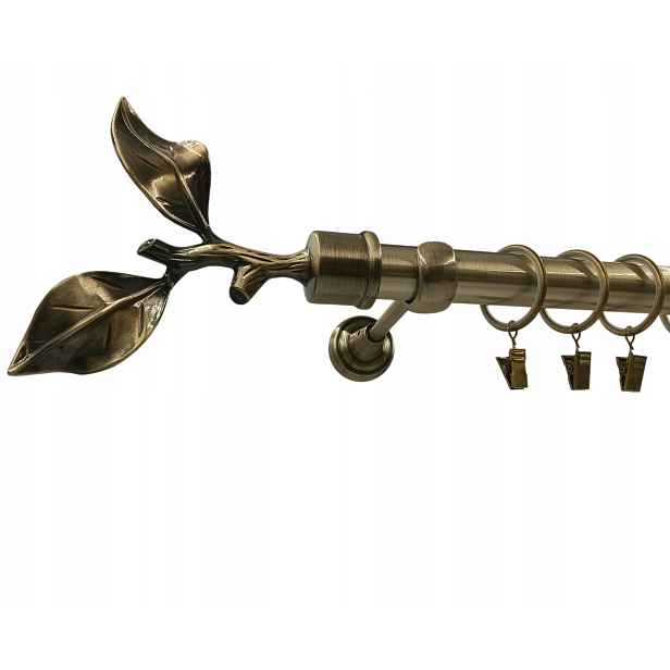 Garnýž fi25mm Zlato Antik 140 Cm Větvička