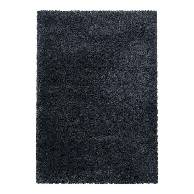Antracitový koberec 200x290 cm Fluffy – Ayyildiz Carpets