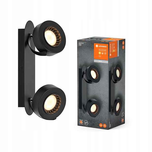 Led nástěnné svítidlo 10.5W 450lm Cct Černá Očko Spot Venus Ledvance