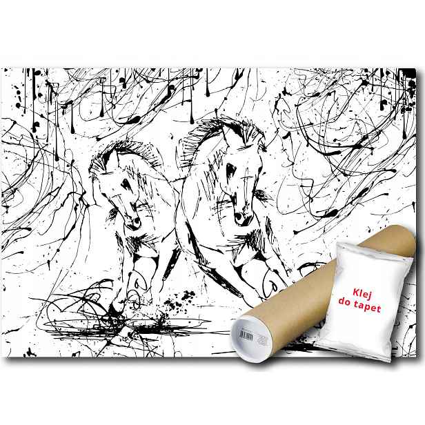 Vinylová fototapeta Koně v cvalu 152x104