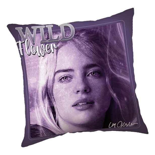 Dětský polštářek 40x40 cm Billie Eilish – Jerry Fabrics