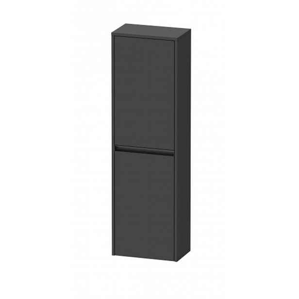 Duravit Ketho.2 - Skříňka 132x40x24 cm, 2 dvířka, panty vpravo, grafit mat K21319R49490000
