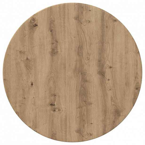 vidaXL Deska stolu Ø 60 x 1,5 cm Kulatý Kompozitní dřevo Dub artisan