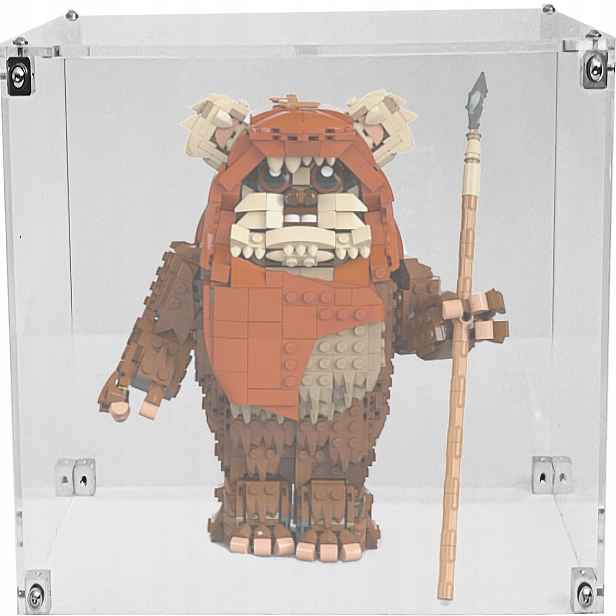Vitrína Drewlandia pro stavebnici Lego 75430 Star Wars Ewok Wicket
